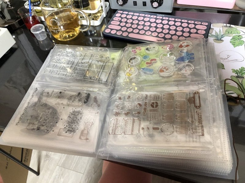 arriettycraft Clear Stamps Storage Cutting Dies Storage Paper Craft Keeper Cards Storage Photo Storage Storage Keeper Cards Folder Storage for DIY Scrapbooking Arts Crafts Collecting Album - Image 4